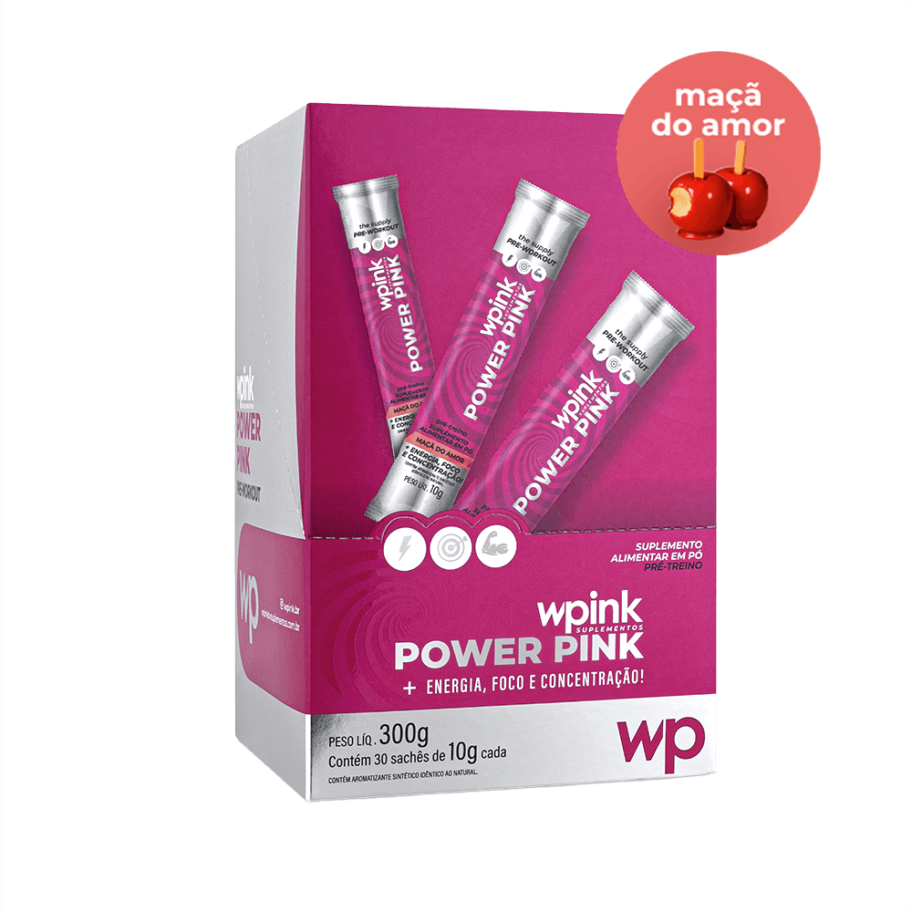 Pré-treino de maçã do amor - pré-treino - 300g