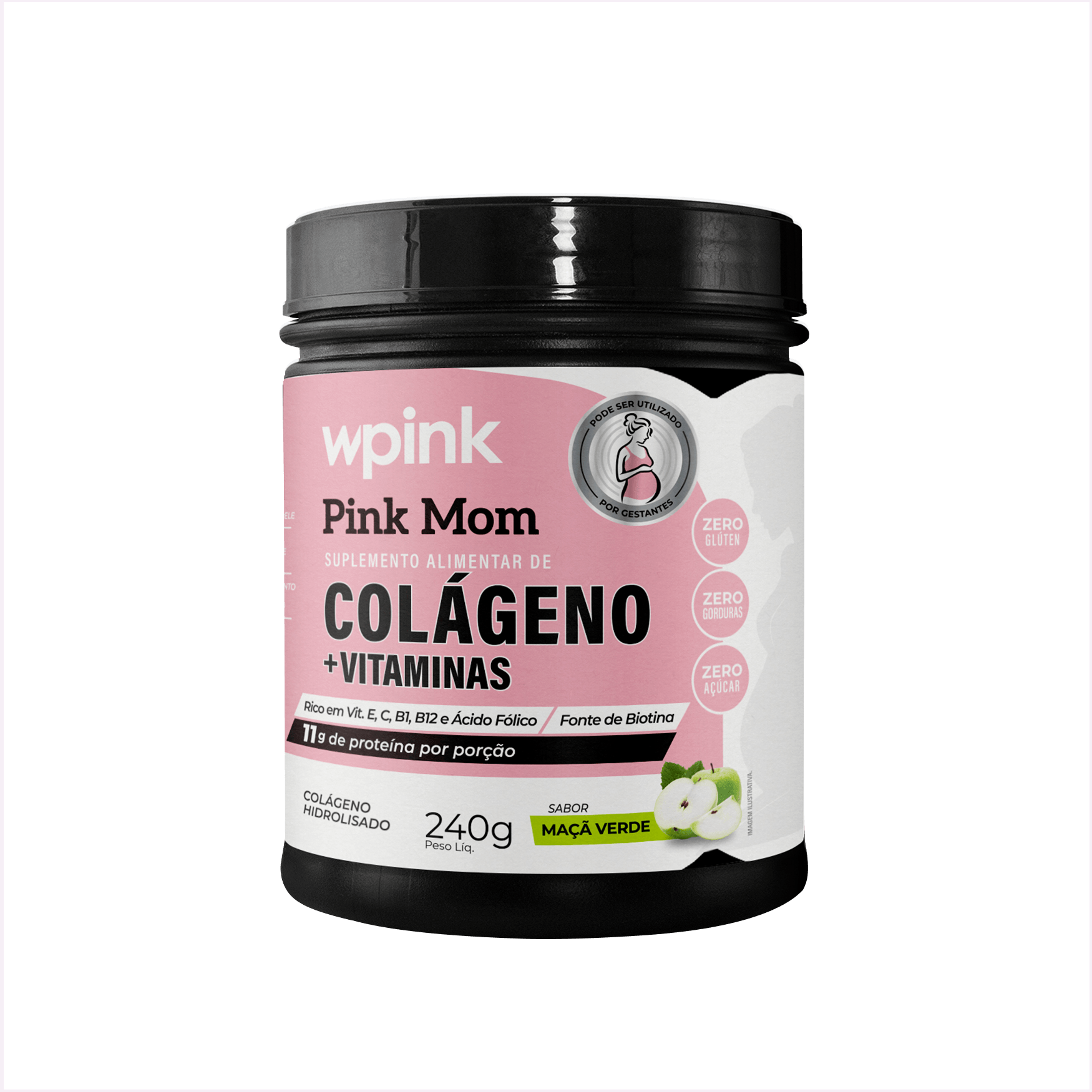 Colágeno mom maçã verde - 240g